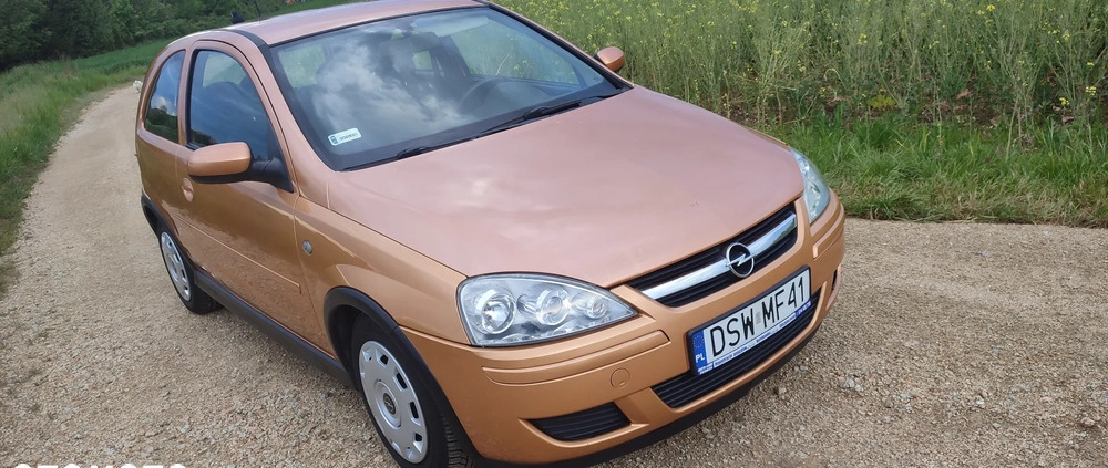 Opel Corsa cena 6400 przebieg: 207808, rok produkcji 2005 z Strzegom małe 781